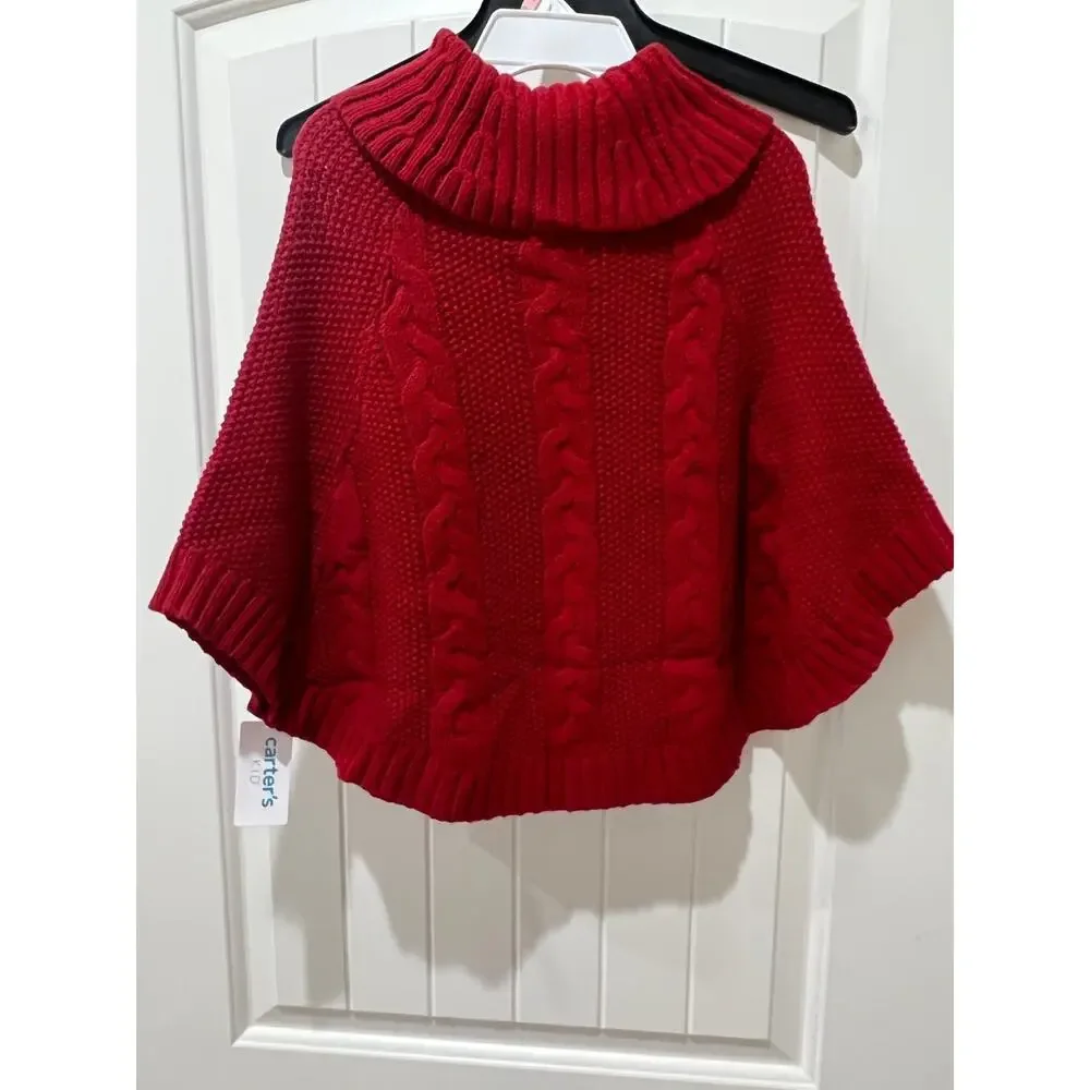 NWT❤️Carter’s Girls Cotton Cape sz10